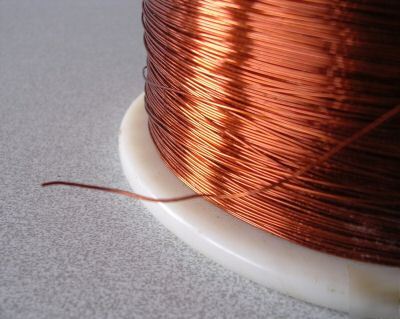 Copper (?) wire 1026??706530 full spool