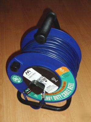 Masterplug 30M cable extension reel - 2 sockets - vgc