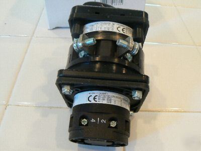 New salzer rotary cam switch, 50 amps, 380-440V
