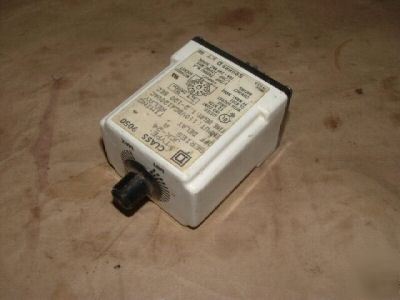 Square d type jck-24 time delay relay off timer