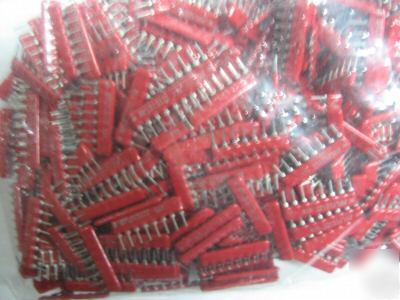 1000 pc's resistors p/n - L081S122 8-pin sip bussed bi