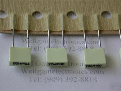 20X mallory 185223M100AAA 0.022UF 100V 20% mp capacitor