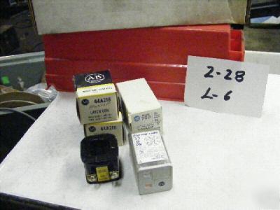 3 allen bradley 44A218 coil 700HA32A1 relay