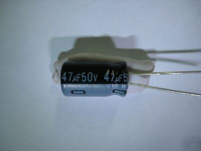 47UF 50V nichicon alum electr radial capacitors 50PCS