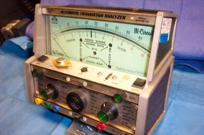 Automatic transistor analyzer tester checker