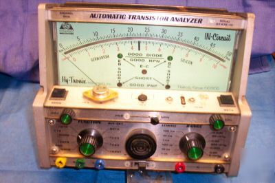 Automatic transistor analyzer tester checker