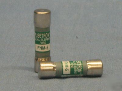 Bussmann 5 amp fuse 250 volt fnm-5 4XC12