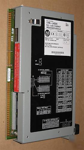 Allen bradley 1785-L40E/e plc-5/40 ethernet processor