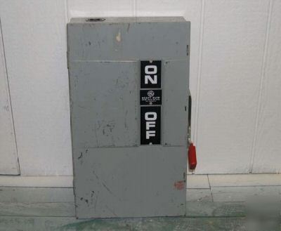 Ge TH4324 200AMP 240V nema 1 fused heavy duty switch