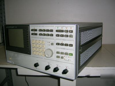 Hp 3577A network analyzer, 5 hz to 200 mhz, 50 ohm