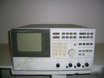 Hp 3577A network analyzer, 5 hz to 200 mhz, 50 ohm