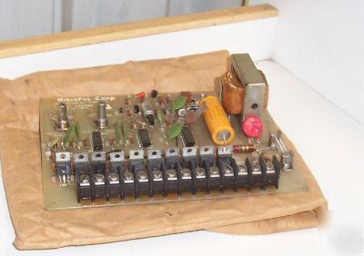 Micropul corp model 72 ic timer board p/n 132596