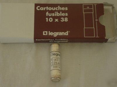 New legrand p/n gg 133 25 25A 500V fuse H100KA bin 