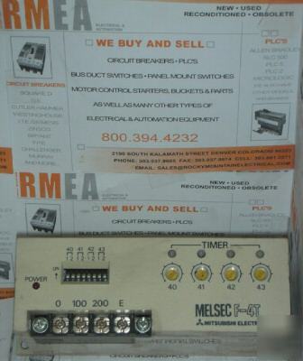 Mitsubishi melsec f-4T timing module lot of 2@