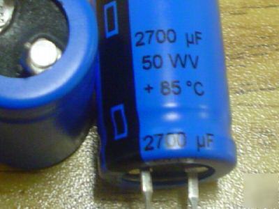 New 25 cde 50V 2700UF mini snap in capacitors 