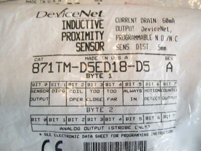 New a-b 87TM-D5ED18-D5 inductive proximity sensor 