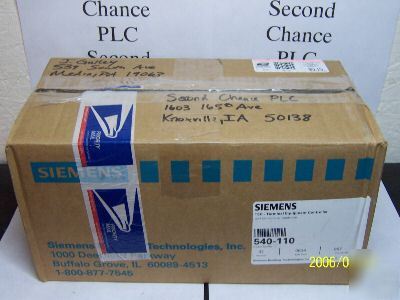 New in box 540-110 siemens 540110