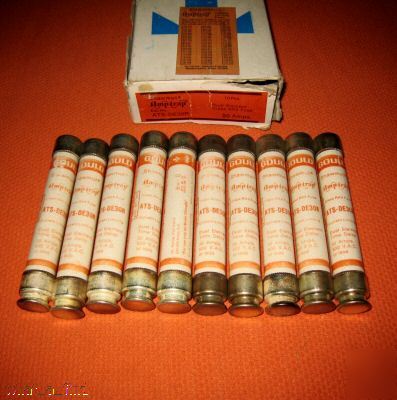 New lot 10 gould shawmut ats-DE30R fuse ATSDE30R 600 v