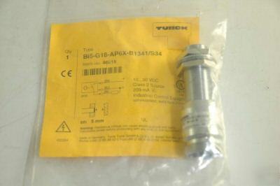 New turck sensor, proximity BI5-G18-AP6X-B1341/S34 see