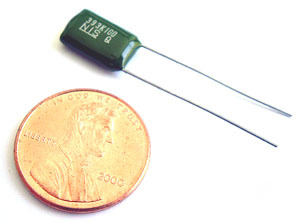 Radial film capacitors ~ .039UF 100V 10% (50