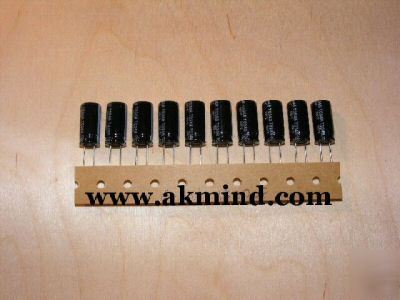 10 pack of 6.3V 1500UF capacitors