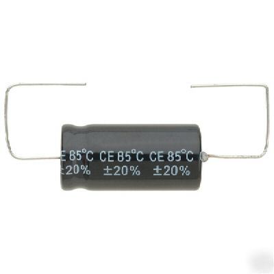  47UF 250V 85 deg axial electrolytic capacitors x 10 