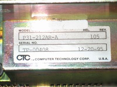 Ctc display interface P31-212AR-a
