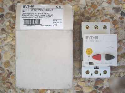 Cutler hammer XTPB6P3BC1 3P motor starter 2EA * *