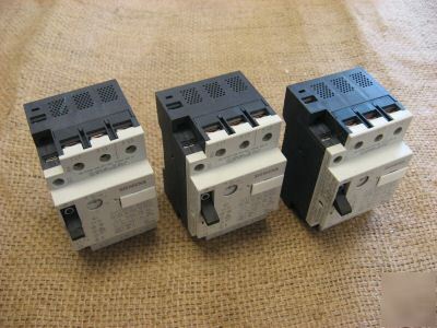 Lot of (3) 3VU1300-1MJ00 siemens 2.4-4A starters