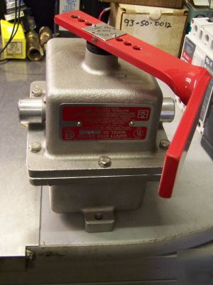 Material control ss-1X hazrdous loc. safety stop switch