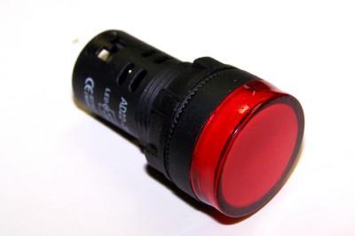 New 10 led pilot lights 22MM red led ac/dc ship.$9.77