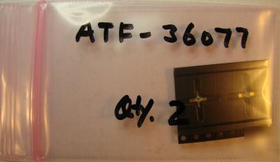 New agilent 2-18GHZ low noise phemt, atf-36077, , qty.2