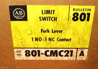 New allen bradley 801-CMC21 limit switch fork lever