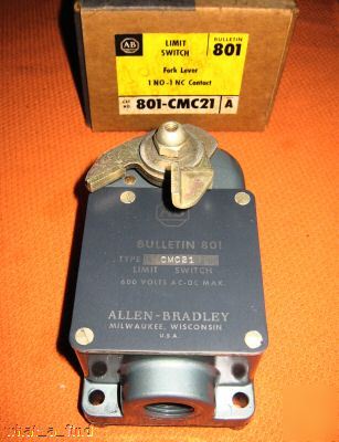 New allen bradley 801-CMC21 limit switch fork lever