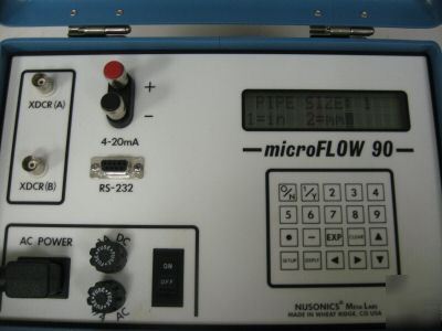 Nusonics / mesa labs - microflow 90