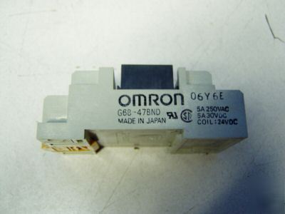 Omron relay & module m/n: G6B-47BND - used