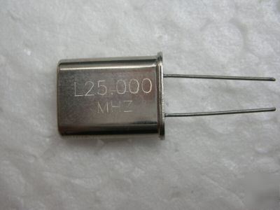 PACK100, 25MHZ / 25.000 mhz crystal oscillators hc-49U