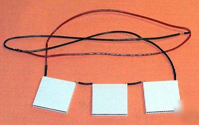 Peltier junctions thermoelectric coolers; set of three