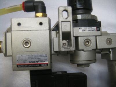 Smc soft startup valve assembly AV3000 NAR3000 NAF3000