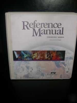 Ttc reference manual fireberd 6000A comm analyzer