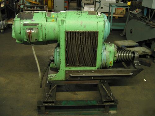 Us varidrive electric motor, 25 hp - 260 to 520 rpm.