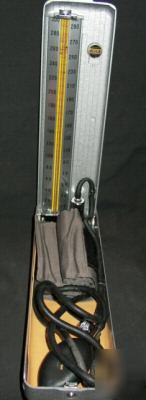 Vintage nelkin mercurial sphygmanometer blood pressure