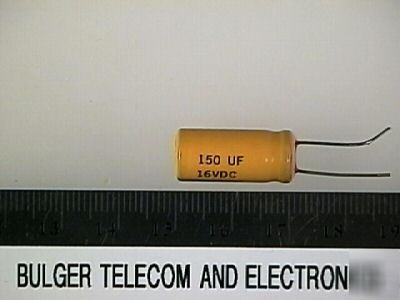150UF 16 volt radial capacitor