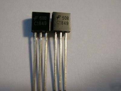 20, fairchild npn 2SC1849 C1849 transistor to-92