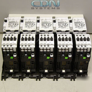 5 siemens 3TF3000-0B contactors + controls 20A 600V