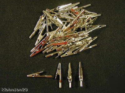 50 lot large alligator clips - beading jewelry meter