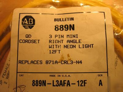 Allen bradley 889N-L3AFA-12F *never used*