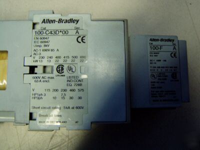 Allen bradley contactor m/n: 100-C43D*00