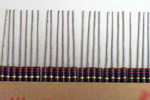 50) 12M 12 meg ohm 1/2W carbon composition resistors 5%