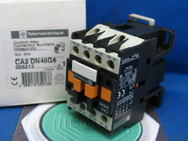 CA2DN40 telemecanique 120V 10 amp contactor